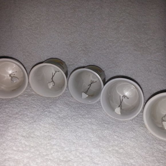 NEW Vtg Ornament Cermic Bell  PSun By Mia Souv, Inc For Christmas Trees, Wedding - Picture 5 of 8